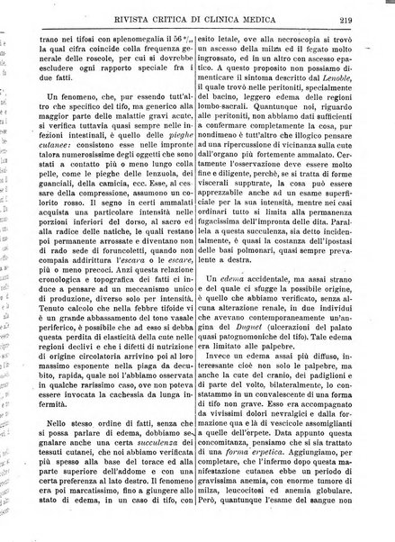 Rivista critica di clinica medica