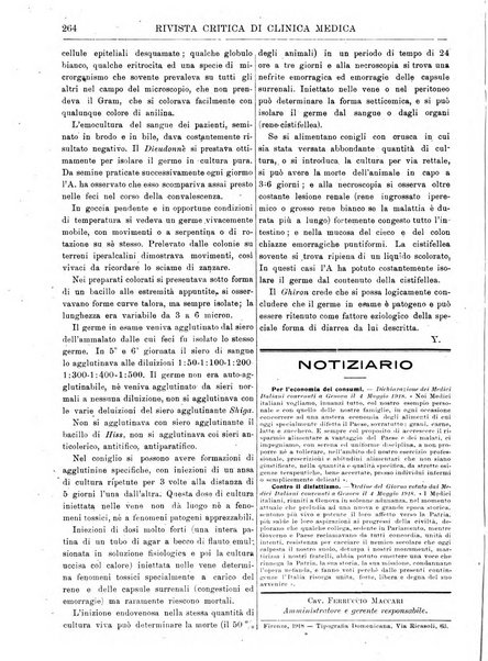 Rivista critica di clinica medica