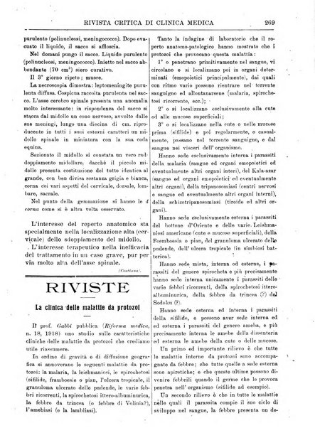 Rivista critica di clinica medica