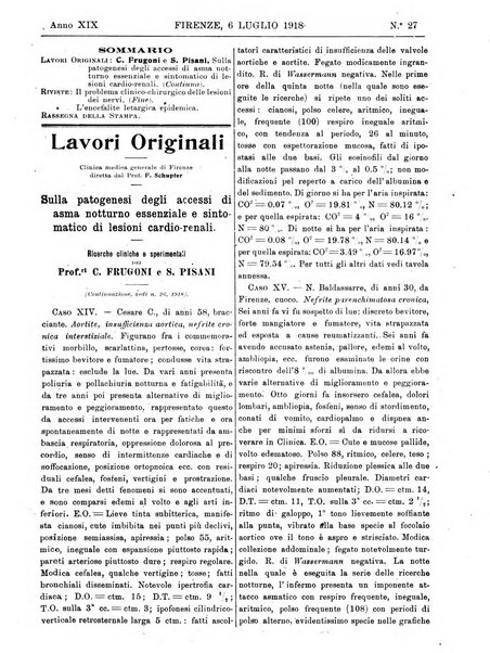 Rivista critica di clinica medica