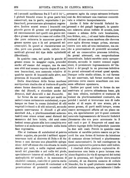 Rivista critica di clinica medica