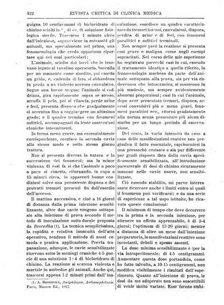 Rivista critica di clinica medica