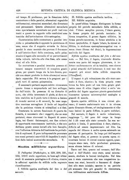 Rivista critica di clinica medica