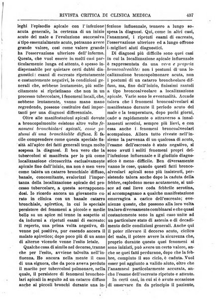 Rivista critica di clinica medica