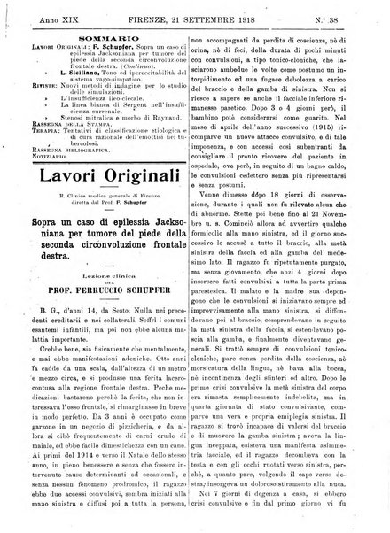 Rivista critica di clinica medica