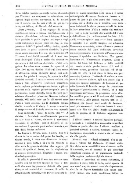 Rivista critica di clinica medica