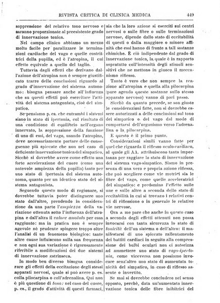 Rivista critica di clinica medica