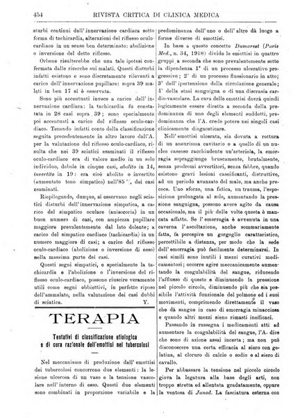 Rivista critica di clinica medica