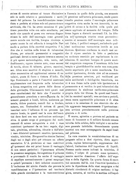 Rivista critica di clinica medica