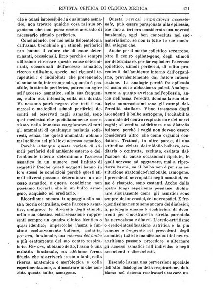 Rivista critica di clinica medica