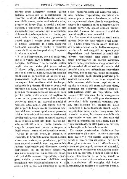 Rivista critica di clinica medica