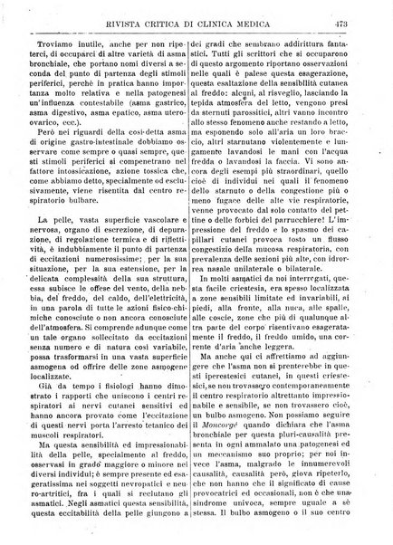 Rivista critica di clinica medica