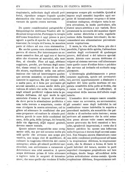 Rivista critica di clinica medica