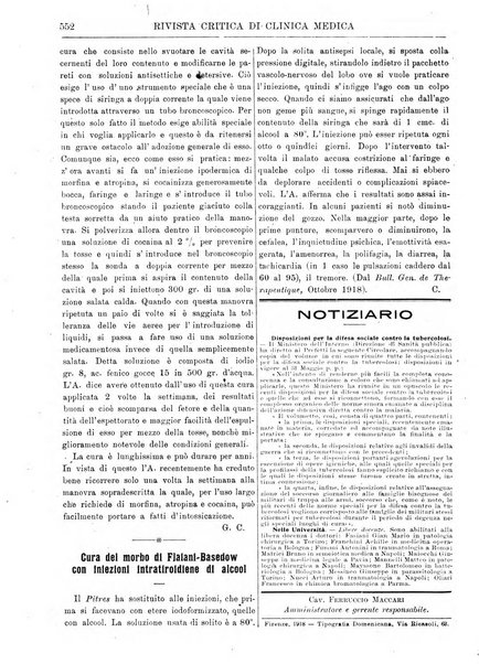 Rivista critica di clinica medica