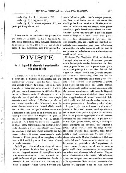 Rivista critica di clinica medica