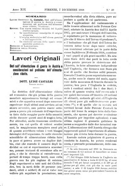 Rivista critica di clinica medica