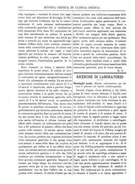 Rivista critica di clinica medica