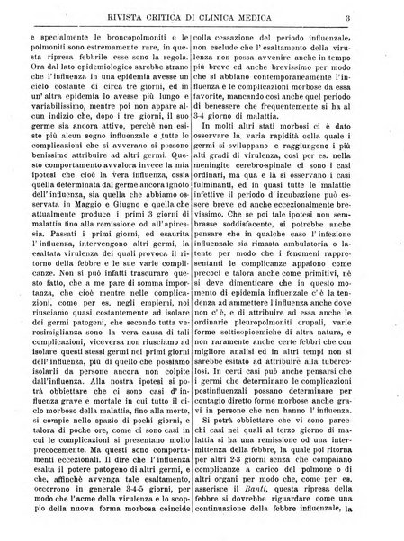 Rivista critica di clinica medica