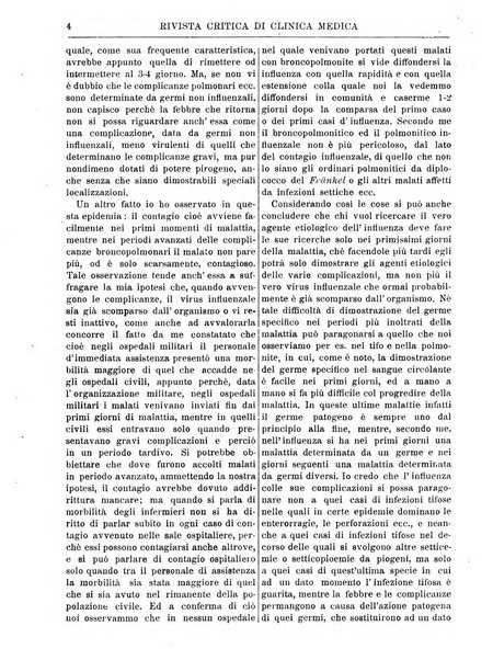 Rivista critica di clinica medica