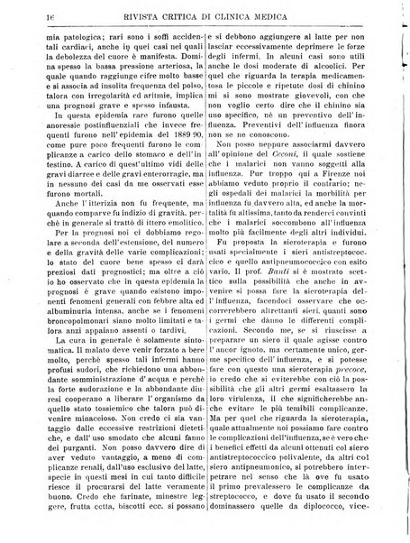 Rivista critica di clinica medica