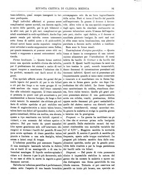 Rivista critica di clinica medica