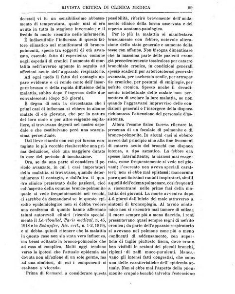 Rivista critica di clinica medica