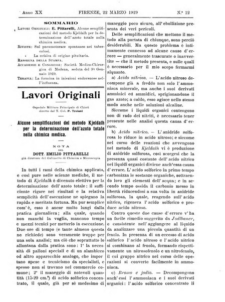 Rivista critica di clinica medica