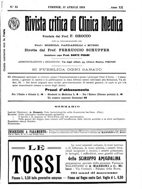 Rivista critica di clinica medica