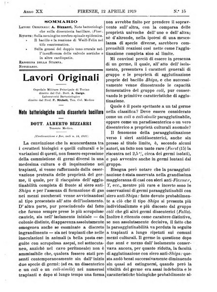 Rivista critica di clinica medica