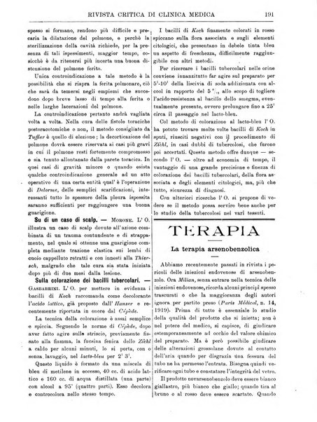 Rivista critica di clinica medica