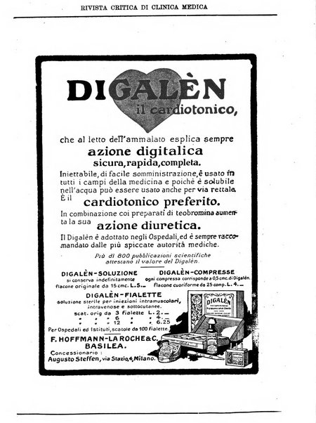 Rivista critica di clinica medica