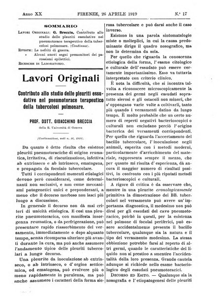 Rivista critica di clinica medica