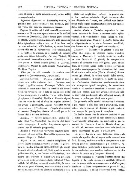 Rivista critica di clinica medica