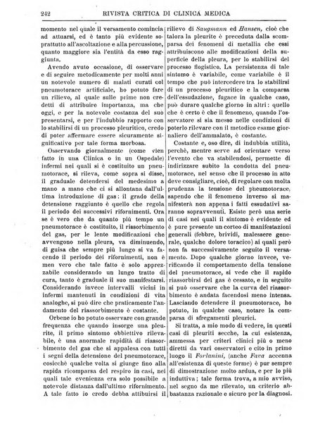 Rivista critica di clinica medica