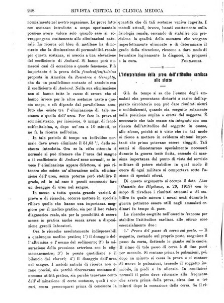 Rivista critica di clinica medica