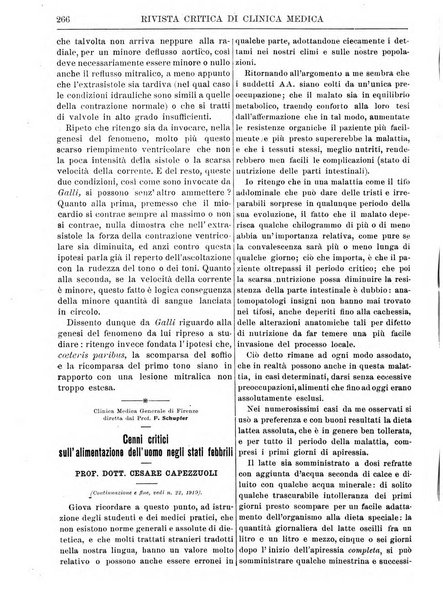 Rivista critica di clinica medica