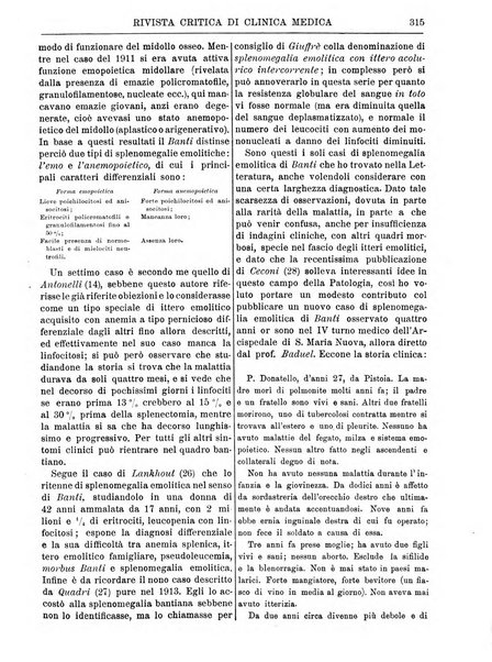 Rivista critica di clinica medica