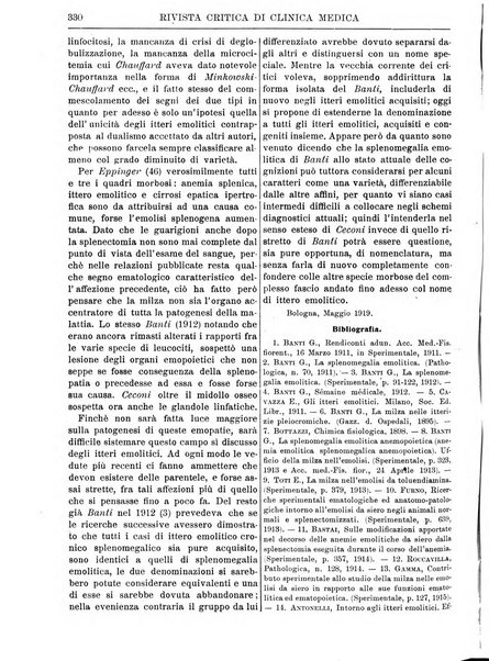 Rivista critica di clinica medica