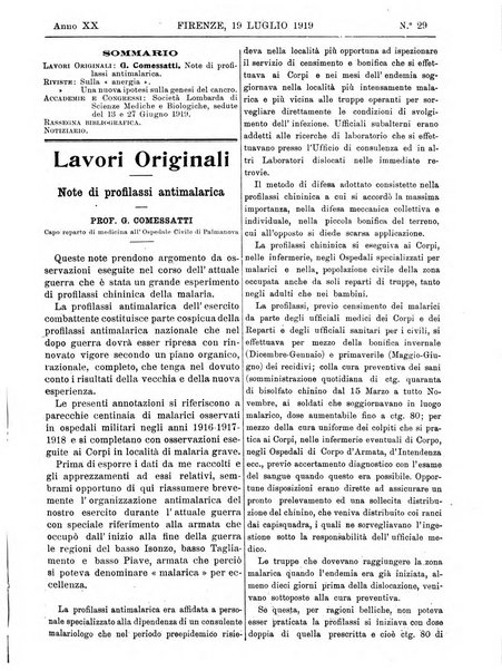 Rivista critica di clinica medica