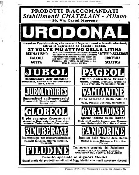 Rivista critica di clinica medica