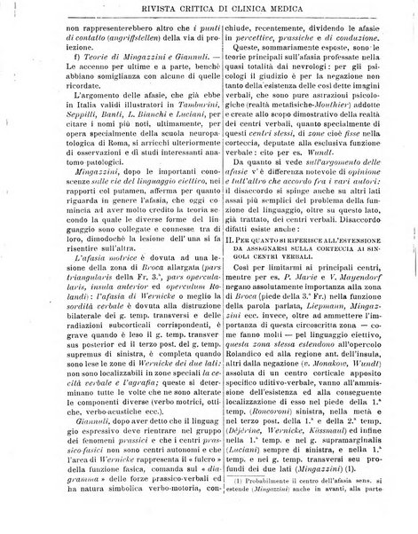 Rivista critica di clinica medica