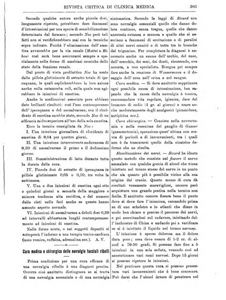 Rivista critica di clinica medica