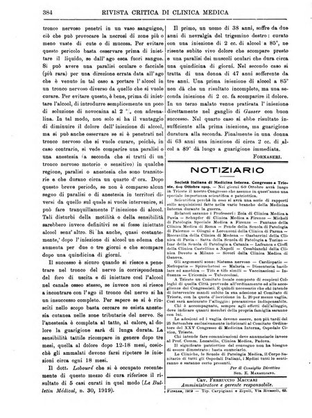 Rivista critica di clinica medica