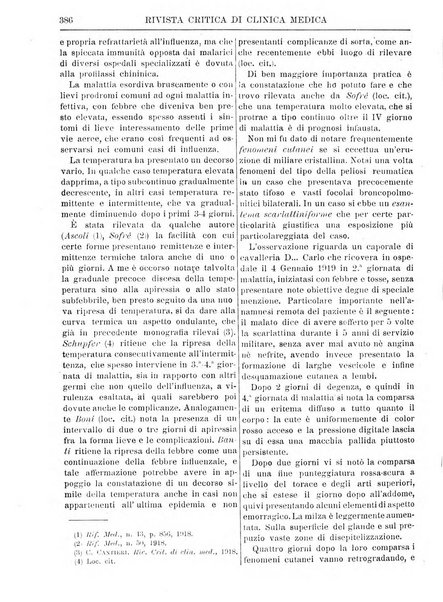 Rivista critica di clinica medica