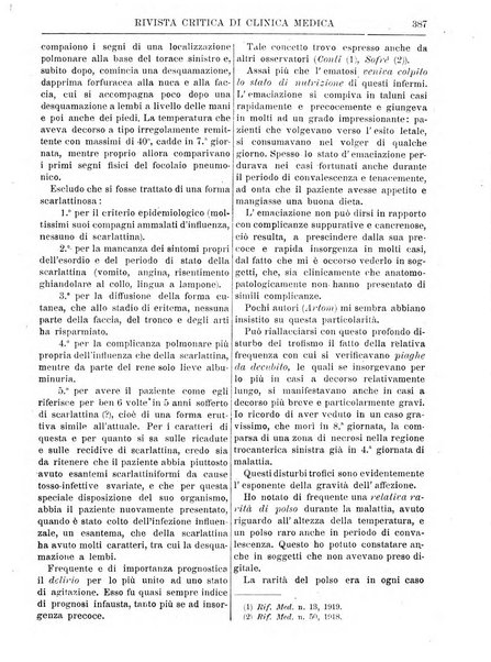 Rivista critica di clinica medica