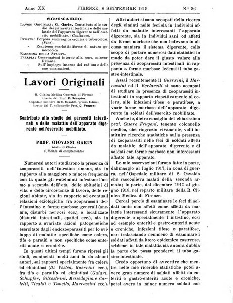 Rivista critica di clinica medica