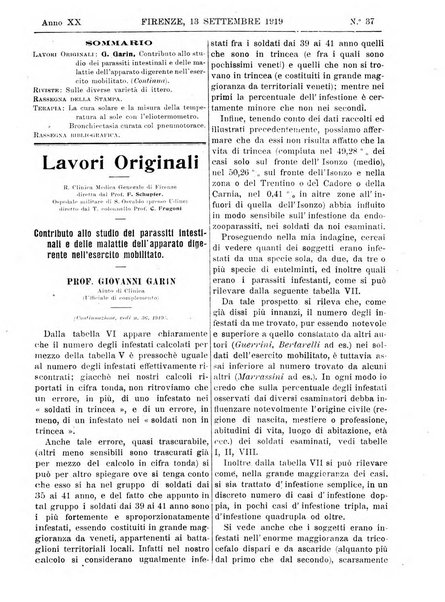 Rivista critica di clinica medica