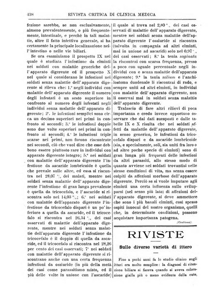 Rivista critica di clinica medica