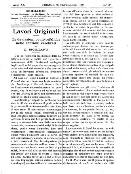 Rivista critica di clinica medica