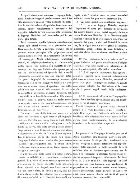 Rivista critica di clinica medica